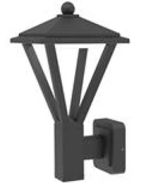 Aplică LED exterior ELEGANT 12W 3000K IP65 neagră Col_LUMINALED