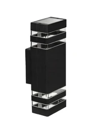 Aplică exterior CLASSIC 2XE27 IP44 neagră Col_LUMINALED