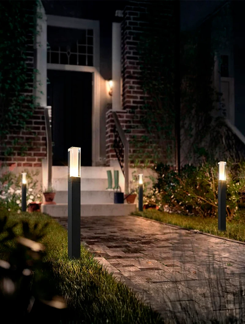 Felinar LED de grădină NORDIK 5W 4000K IP65 H600 negru Col_LUMINALED 2