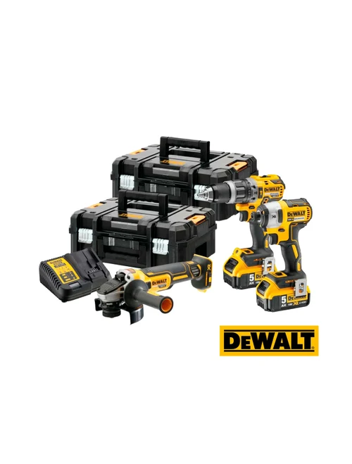 Set instrumente cu acumulator DCK384P2T 18V 2x5Ah DEWALT 30281