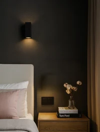 * Aplică 2XGU10 60*145*80 IP20 neagră LUMINALED 2