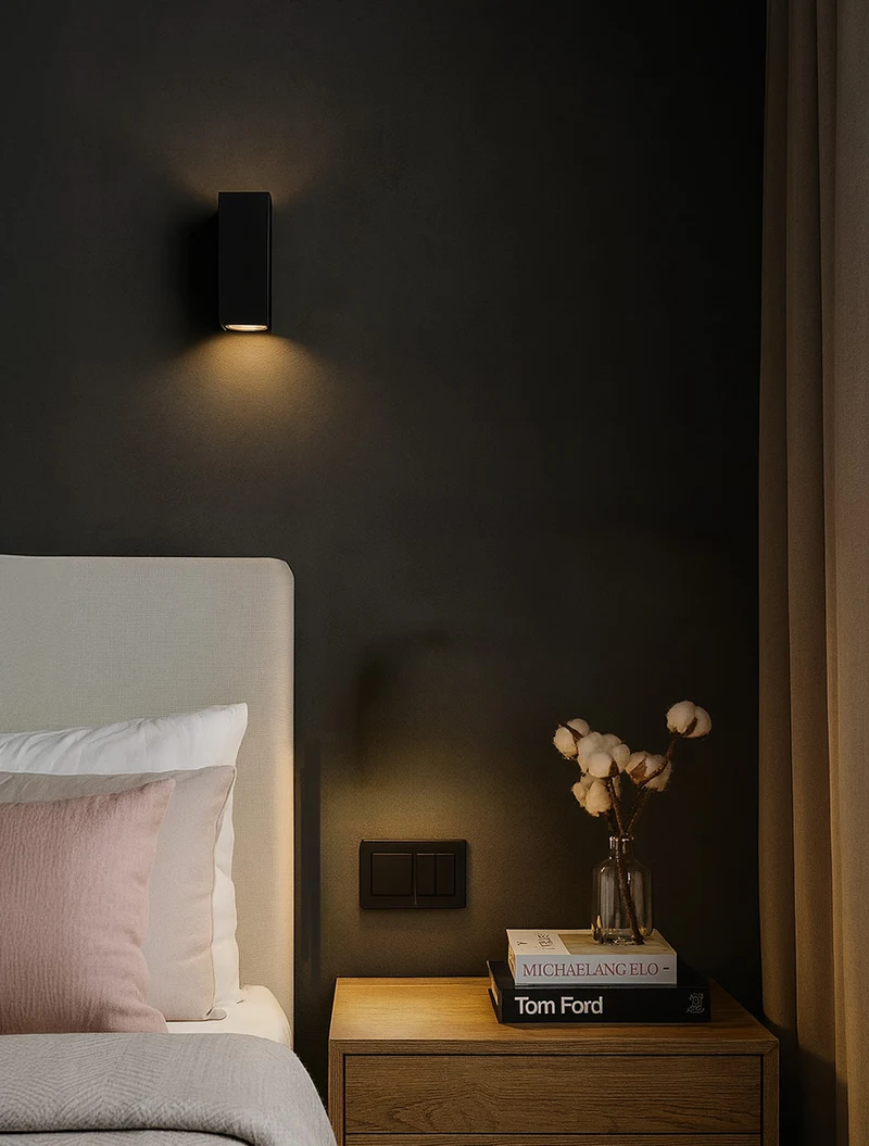 * Aplică 2XGU10 60*145*80 IP20 neagră LUMINALED 2