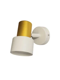 * Corp de iluminat aplicat 1*GU10 60*90 IP20 alb+aur LUMINALED