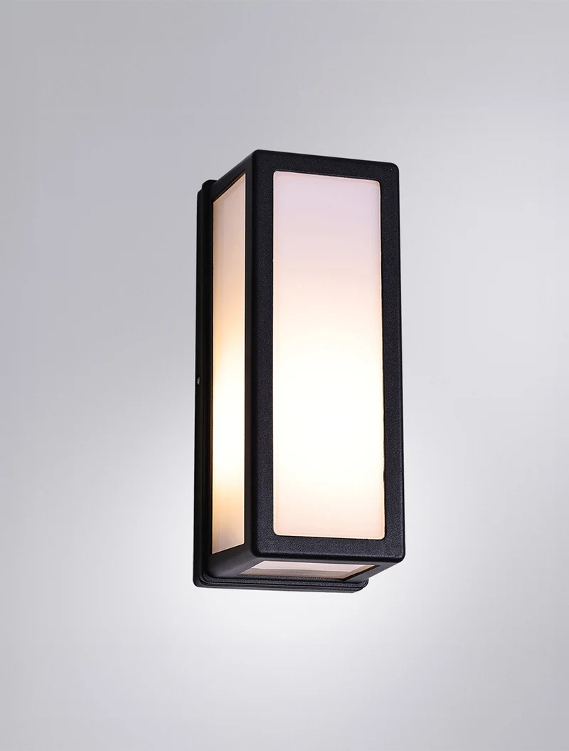 * Corp de iluminare LED pentru fațade 8W 3000K IP54 negru LUMINALED 3