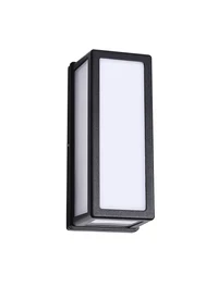 * Corp de iluminare LED pentru fațade 8W 3000K IP54 negru LUMINALED