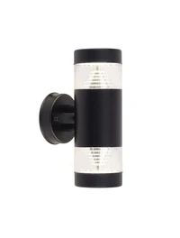 Фасадный LED-светильник 8W, 3000K, IP54, чёрный, LUMINALED