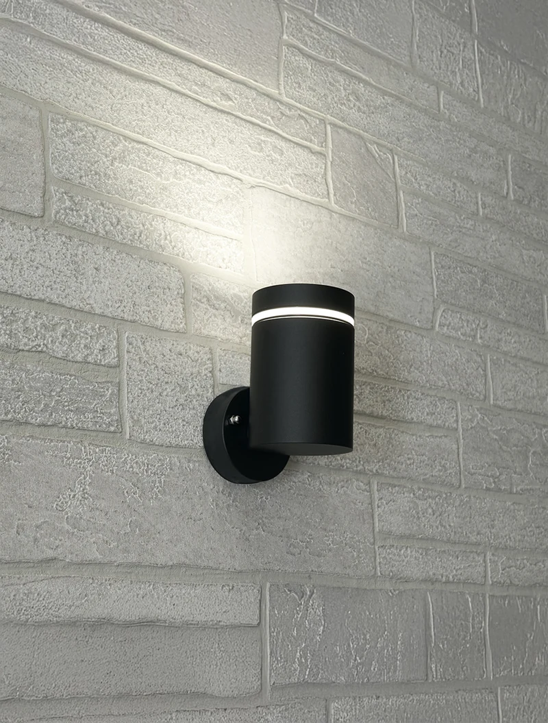 Corp de iluminare pentru fațade GX53 IP54 negru LUMINALED 2
