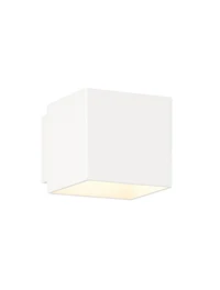 Настенный светильник 1xG9, 80×80×100 мм, IP20, белый, LUMINALED