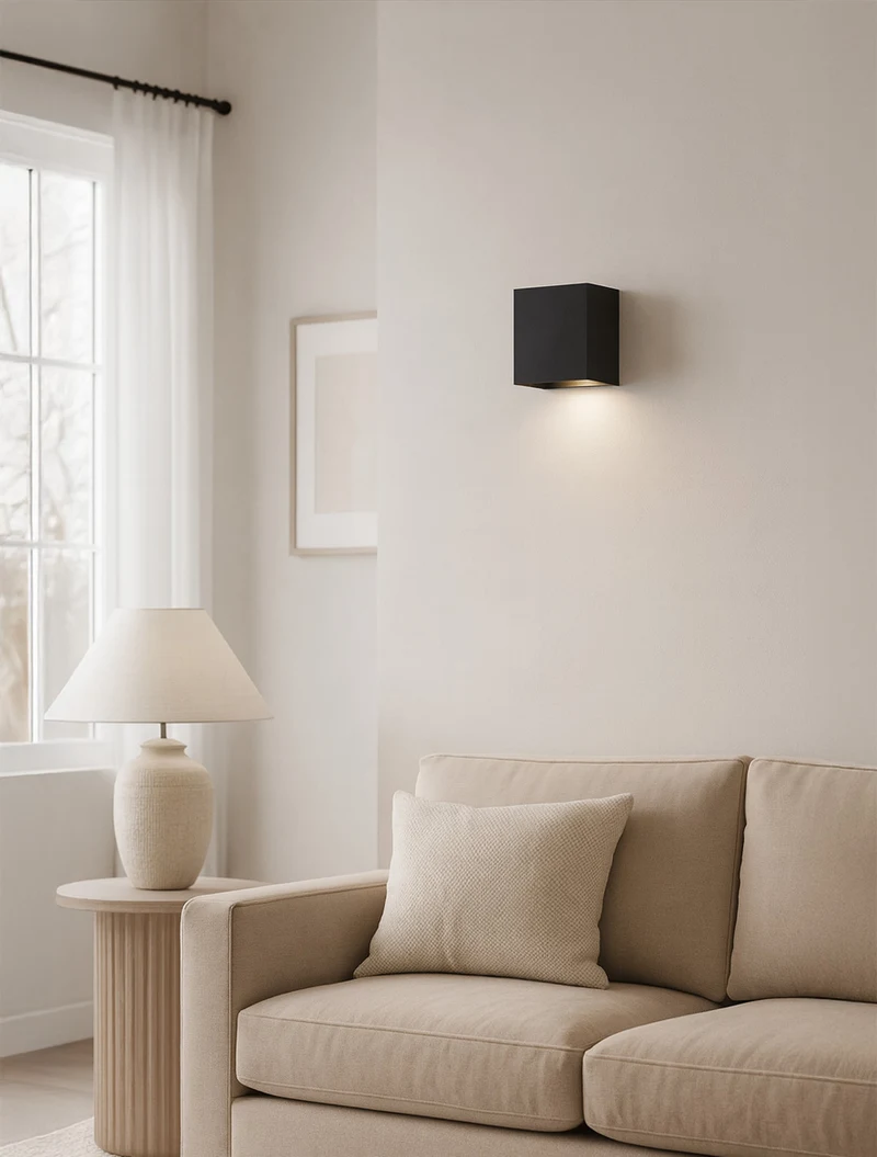 * Aplică 1XG9 60*75*80 IP20 neagră LUMINALED 2