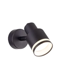 Бра 1XGU10 IP20 черное LUMINALED