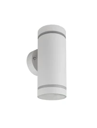 Настенный светильник 2xGU10, 55×160×80 мм, IP20, белый, LUMINALED