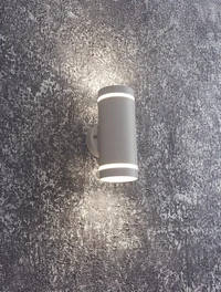 Настенный светильник 2xGU10, 55×160×80 мм, IP20, белый, LUMINALED 2