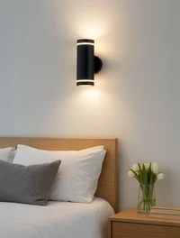 Aplică 2XGU10 55*160*80 IP20 neagră LUMINALED 2