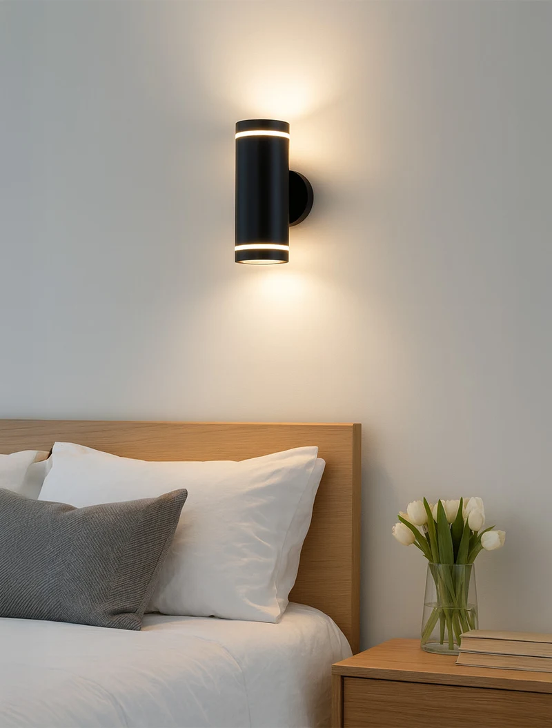 Aplică 2XGU10 55*160*80 IP20 neagră LUMINALED 2