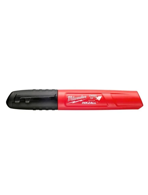 Marker INKZALL chisel tip negru Milwaukee 48223103