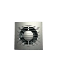 Ventilator evacuare design cu supapă VentEurope ELEGIA 100 BD Dark Gray Metal D100