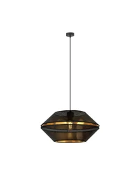 Suspensie MALIA 1XE27 negru+aur EMIBIG