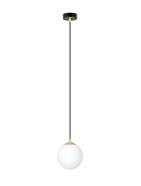 Suspensie ROYAL 1XE14 negru+opal EMIBIG