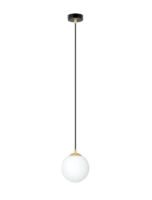Suspensie ROYAL 1XE14 negru+opal EMIBIG