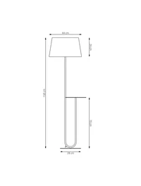 Lampadar HOTEL LP1 1XE27 sur EMIBIG 3