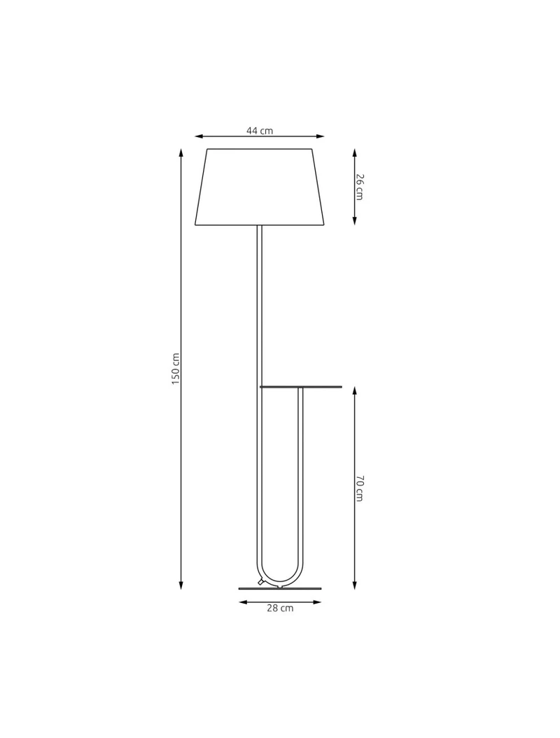 Lampadar HOTEL LP1 1XE27 sur EMIBIG 3