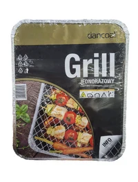 950322 Mini-grill de unică folosință cu cărbune de înaltă calitate