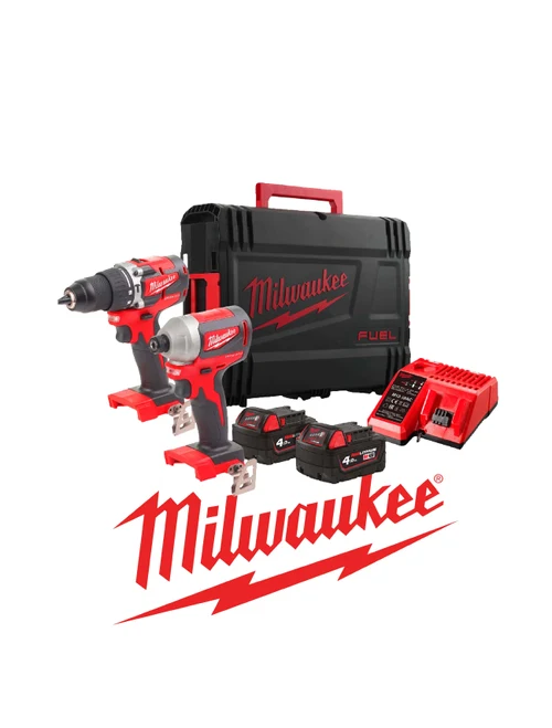Set două mașini cu acumulator Compact M18BLCPP2B-402C Milwaukee 4933492836