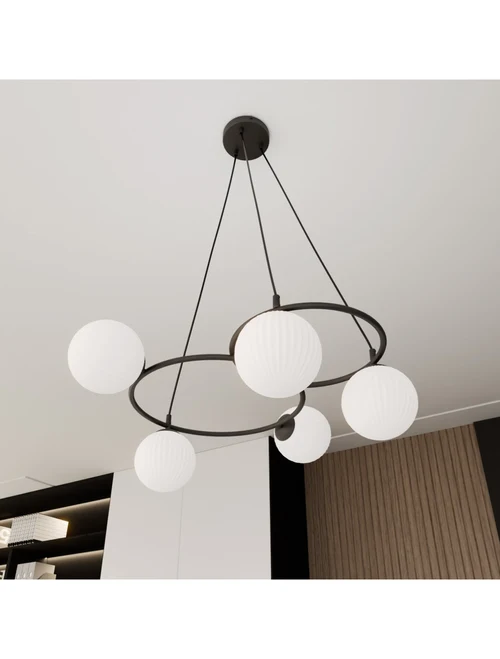 Lustră LIBRA 5XE14 opal EMIBIG