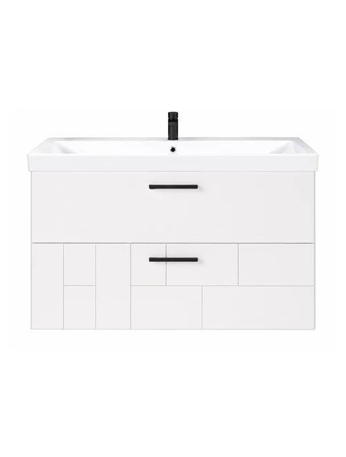 Подвесная тумба для ванной ANDORA 90 (8059) белая 92×55×49 см 1512167