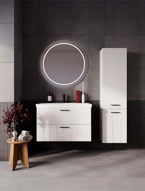 Подвесная тумба для ванной ANDORA 90 (8059) белая 92×55×49 см 1512167
