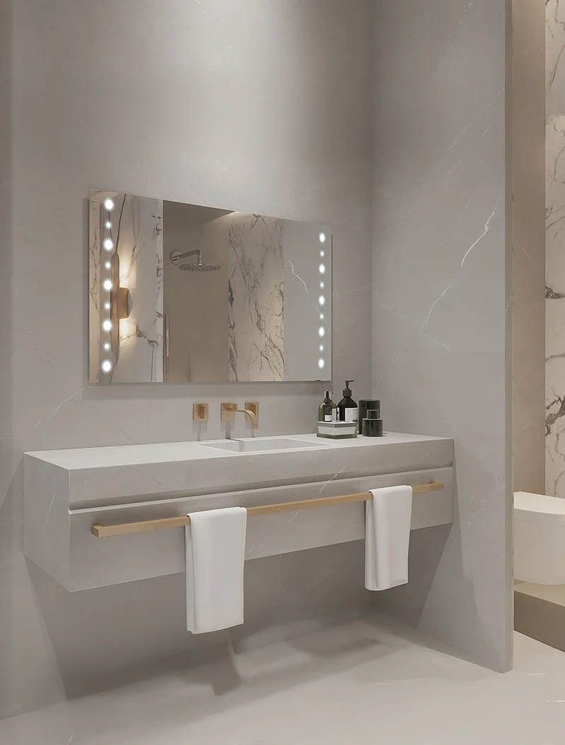 Oglindă LED MITO LD-1283 1000x600mm (anti aburi+touch) ROKO 3