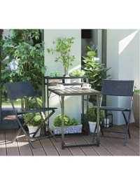 Set mobilă balcon NUNAV 3 piese gri Homla 6