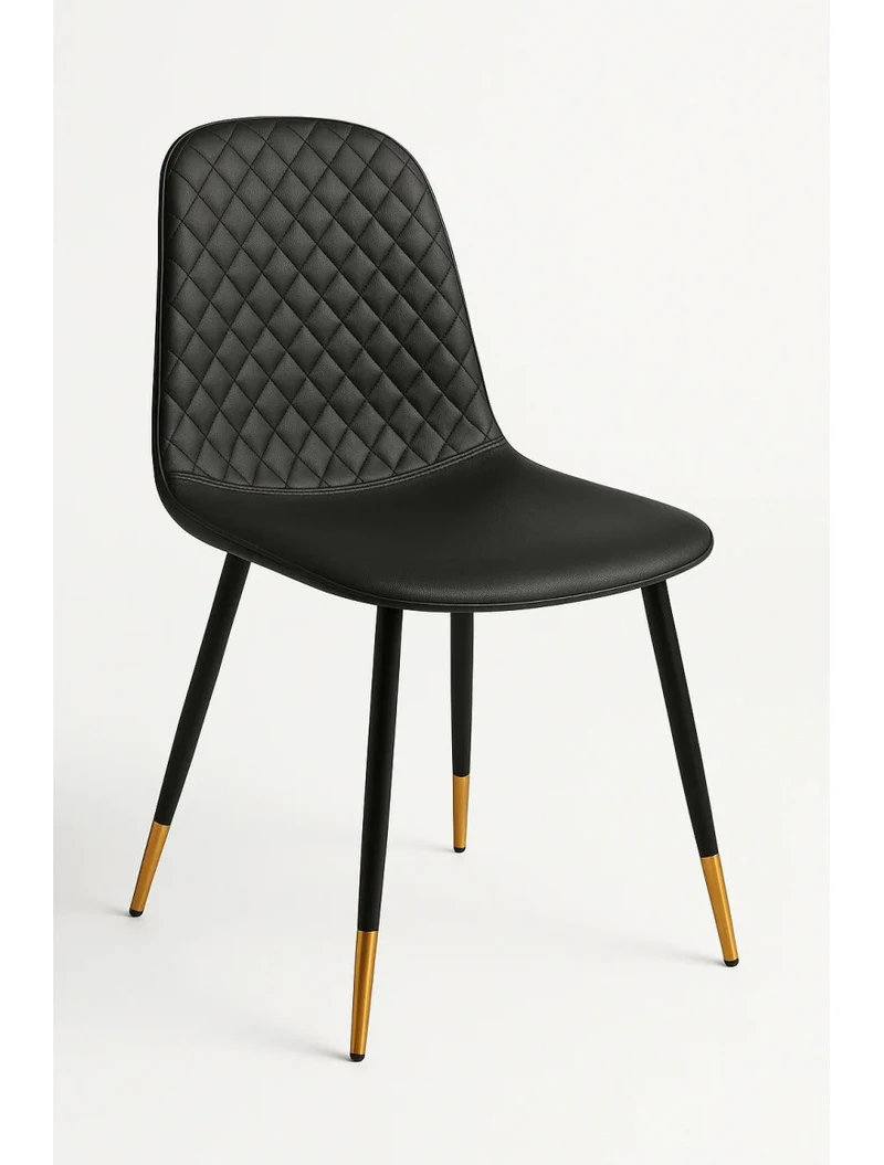 Scaun NOIR velur negru 44x52x85cm Homla 3