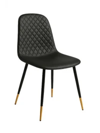 Scaun NOIR velur negru 44x52x85cm Homla