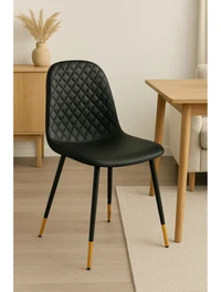Scaun NOIR velur negru 44x52x85cm Homla 2