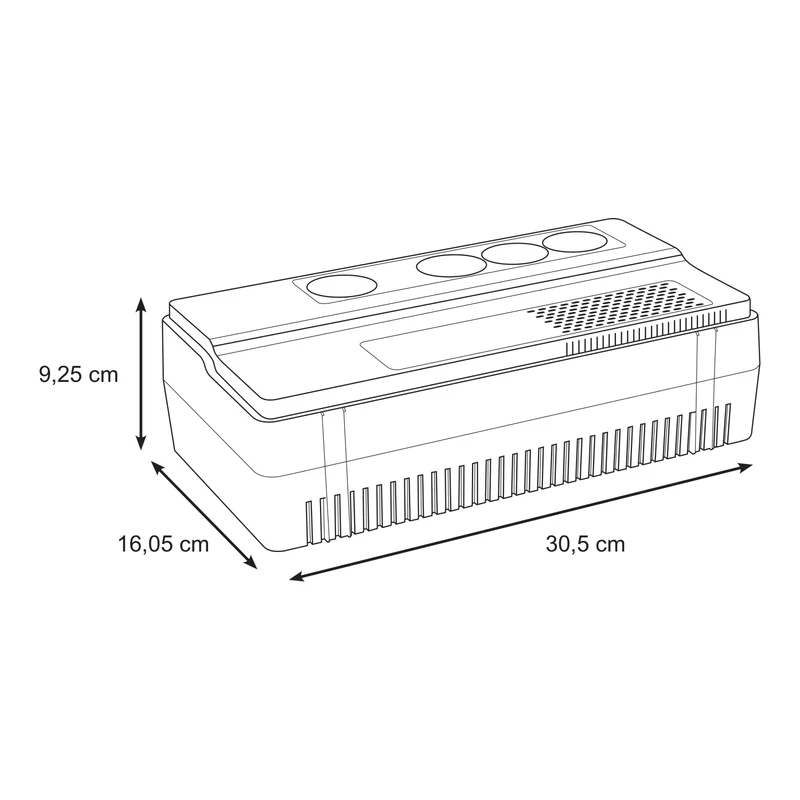 UPS BVS800I-GR 7 Ah 800VA/450W 230V SCHNEIDER 2