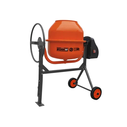 Бетономешалка TechnoWorker 160 л, двигатель с медной обмоткой, PCM160L