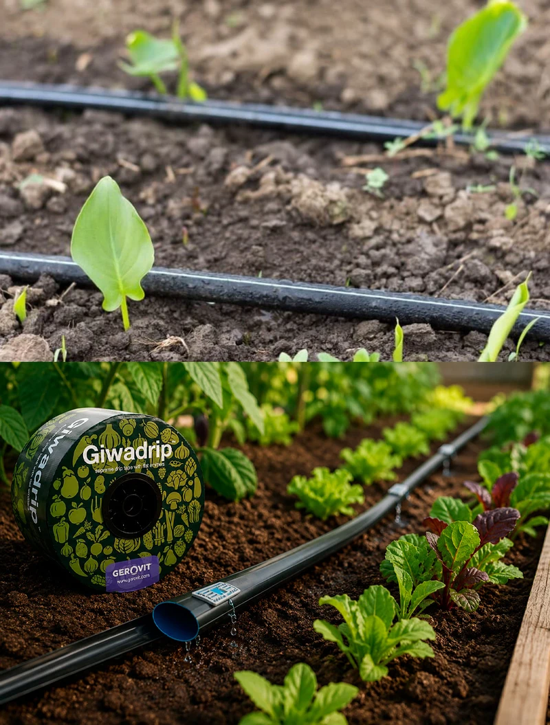 ЛЕНТА ДЛЯ КАПЕЛЬНОГО ОРОШЕНИЯ GIWADRIP D.16mm, 6mil, 20cm, 1.1L/h, БУХТА 3000 m 2