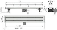 106404 Rigolă de duș Alca APZ13-Double9-550 set 2