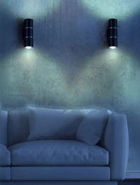 * Aplică 2*GU10 55*150 neagră LUMINALED 4