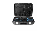 Set mașină de găurit cu percuție 80Nm 18V+acumulator 4Ah+încărcător 4A, HOGERT 3