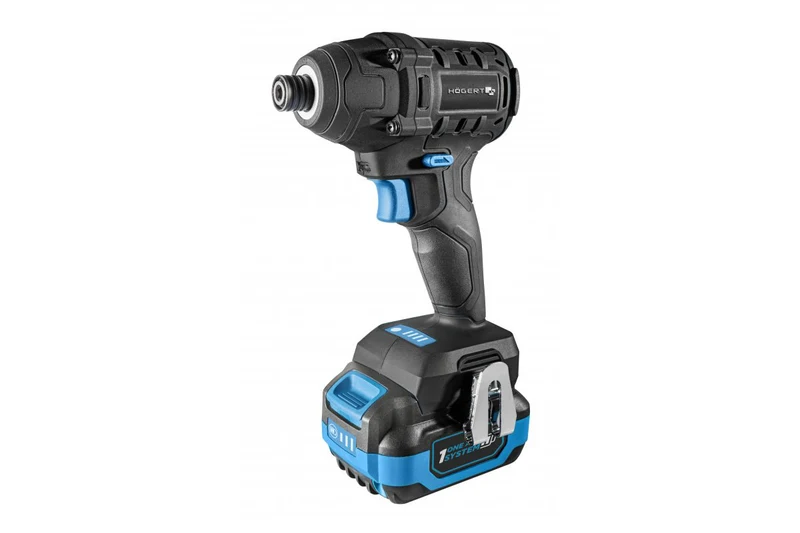 Set mașină de găurit + mașină de înșurubat cu impact, cu acumulator, HOGERT 3