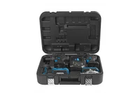 Set mașină de găurit + mașină de înșurubat cu impact, cu acumulator, HOGERT 6