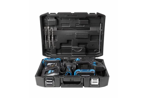 Set ciocan rotopercutor 18V + 2 acumulatoare 4Ah + încarcator 4A, HOGERT
