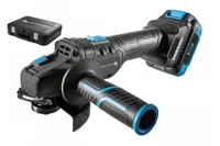 Set polizor unghiular 125 mm, 18V + 2 acumulatoare 4Ah + încărcător 4A, HOGERT 2