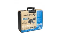 Set polizor unghiular cu intr. paleta 125 mm, 18V + 2 acumulatoare 4Ah + incarcator 4A, HOGERT 4
