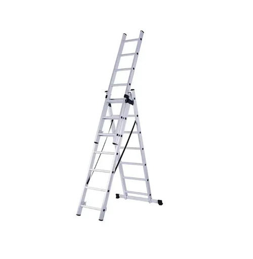 Алюминиевая лестница с 3 секциями, 3х12, 6,80 м/7,37 м