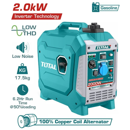 Generator benzină invertor 220V 2.0kW Total TP523006