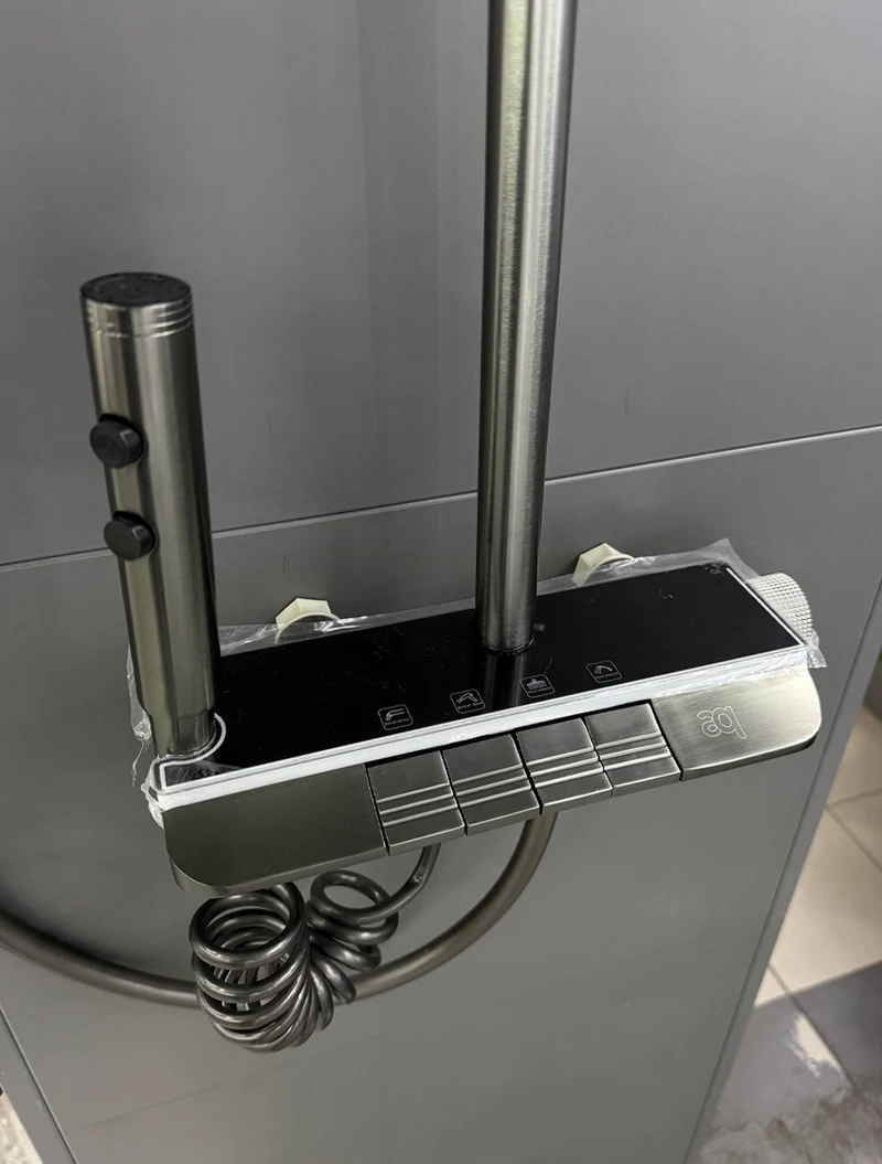 Coloană de duș piano Mona C-86 Gun Grey 4 funcții tip ploaie 2