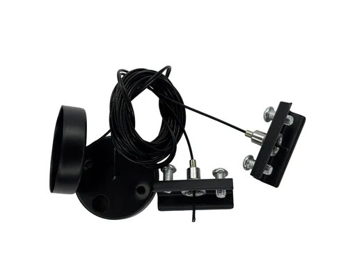 Set de suspendare p/u șină Track 220V 2m negru Luminaled